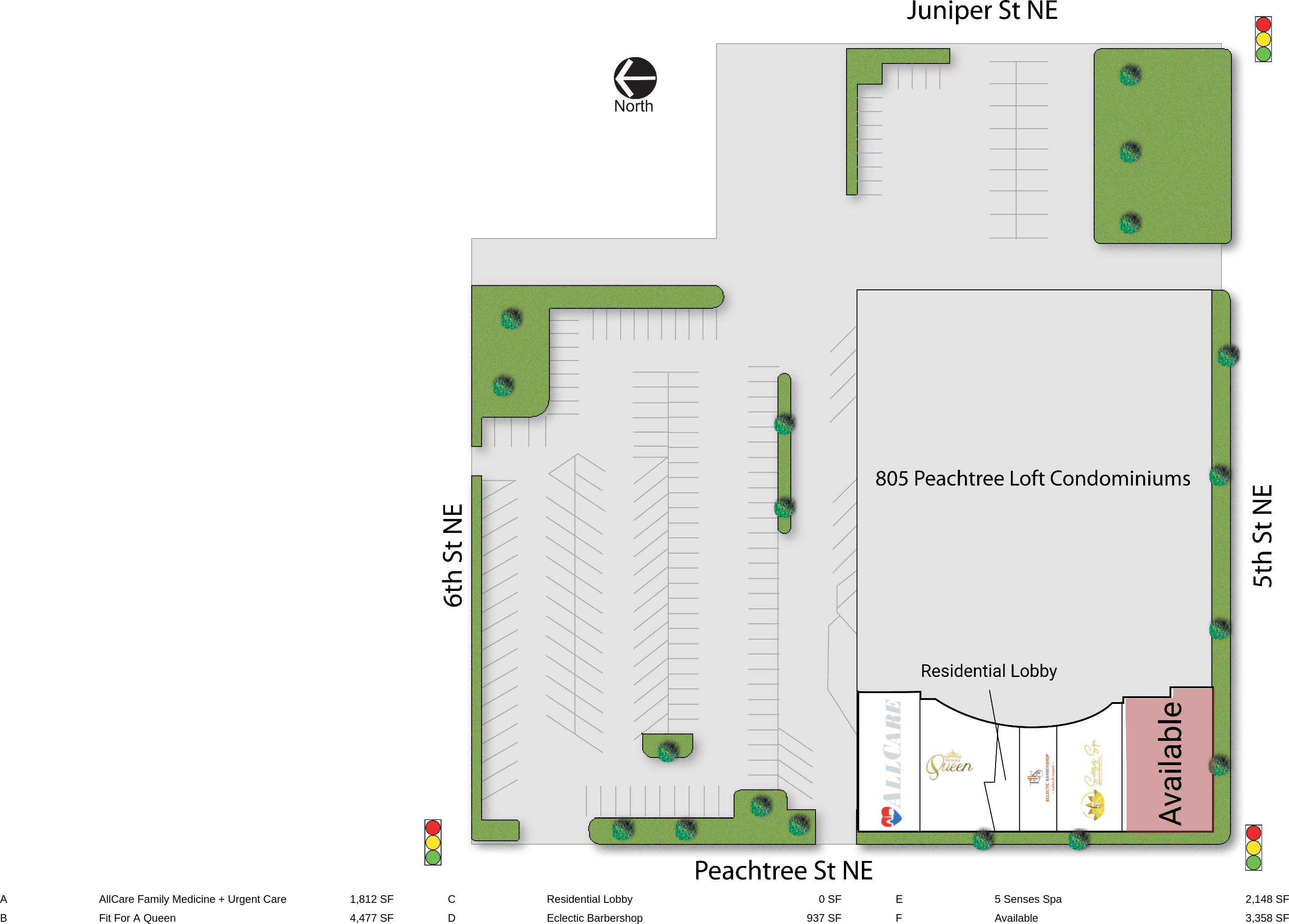 Atlanta Ga 805 Peachtree Retail Space Coro Realty Advisors